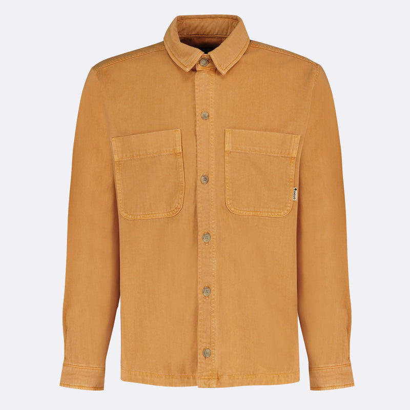 Faguo - Sur-Chemise Orange Clair Clemont - Homme