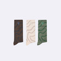 Chaussettes Écrues & Marron Sport Socks X3 - Homme