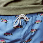 Sky Blue Mimizan Swim Shorts - Men