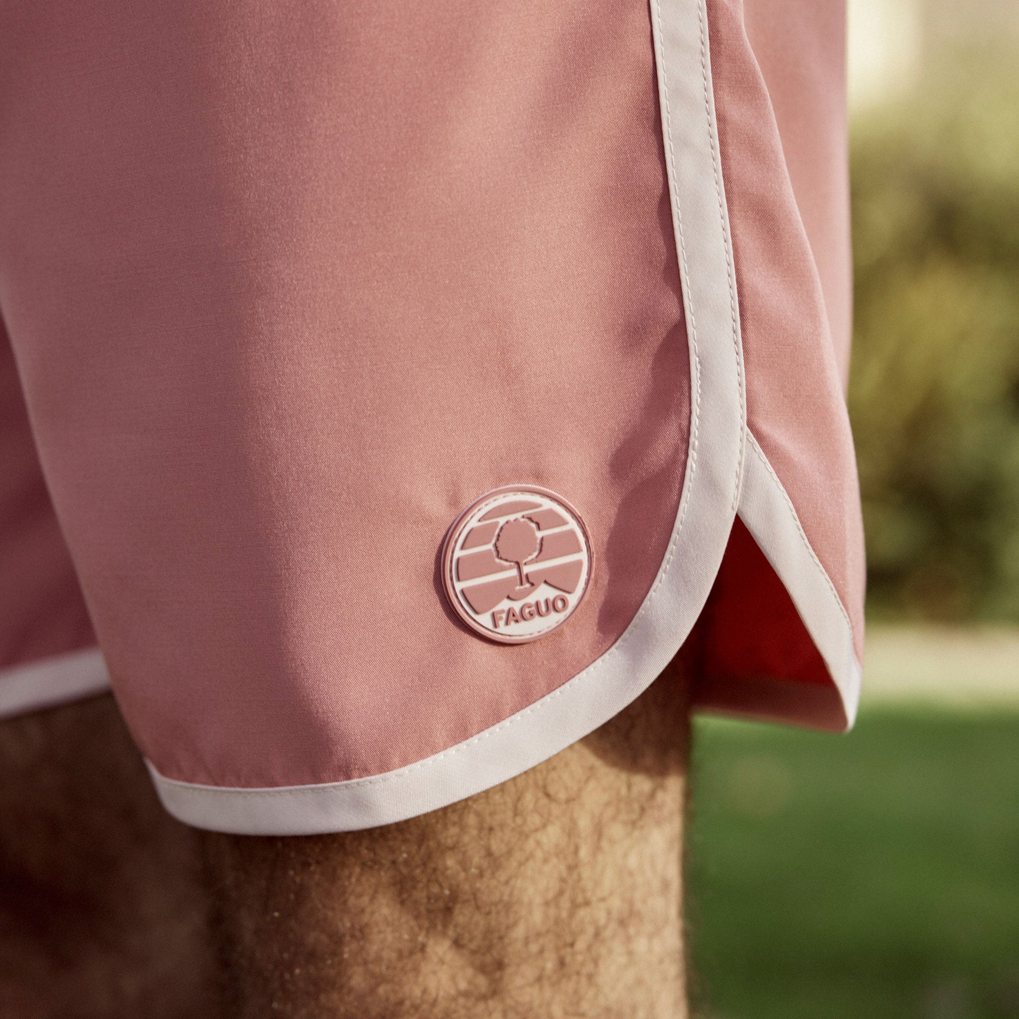 Bañador Corto Rosa Menton - Hombre