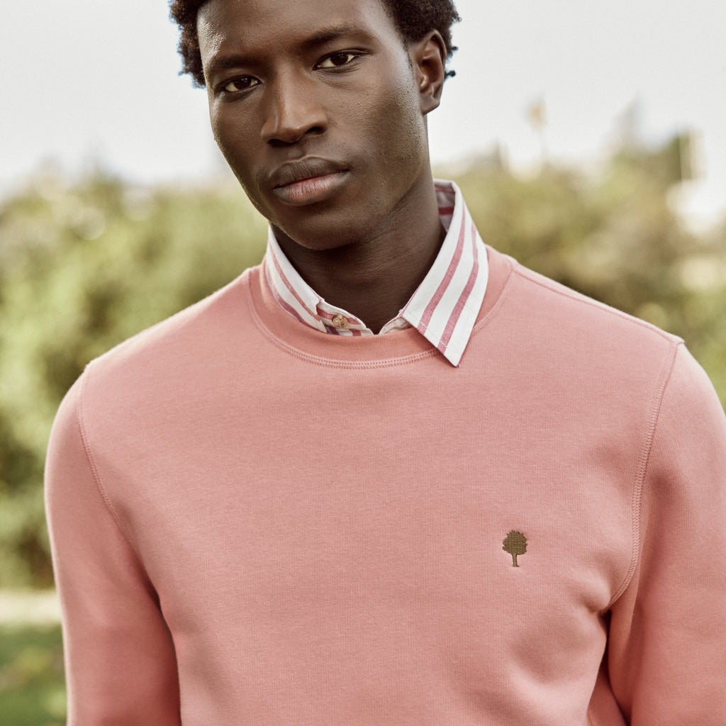 Sudadera Rosa Donzy - Hombre