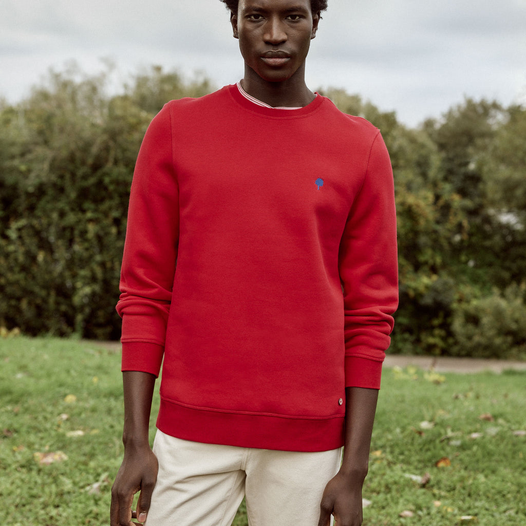 Bright Red Donzy Sweatshirt - Men