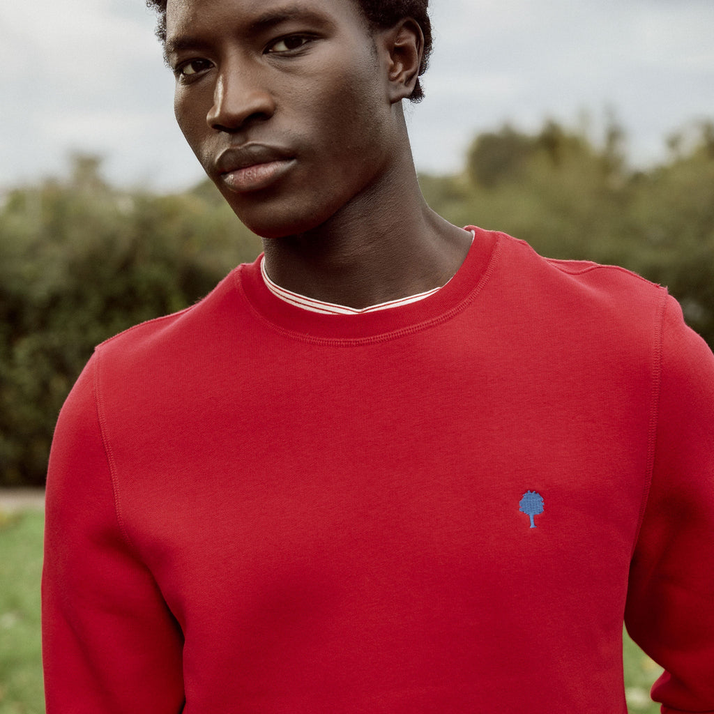 Bright Red Donzy Sweatshirt - Men