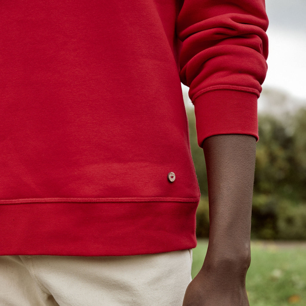 Bright Red Donzy Sweatshirt - Men