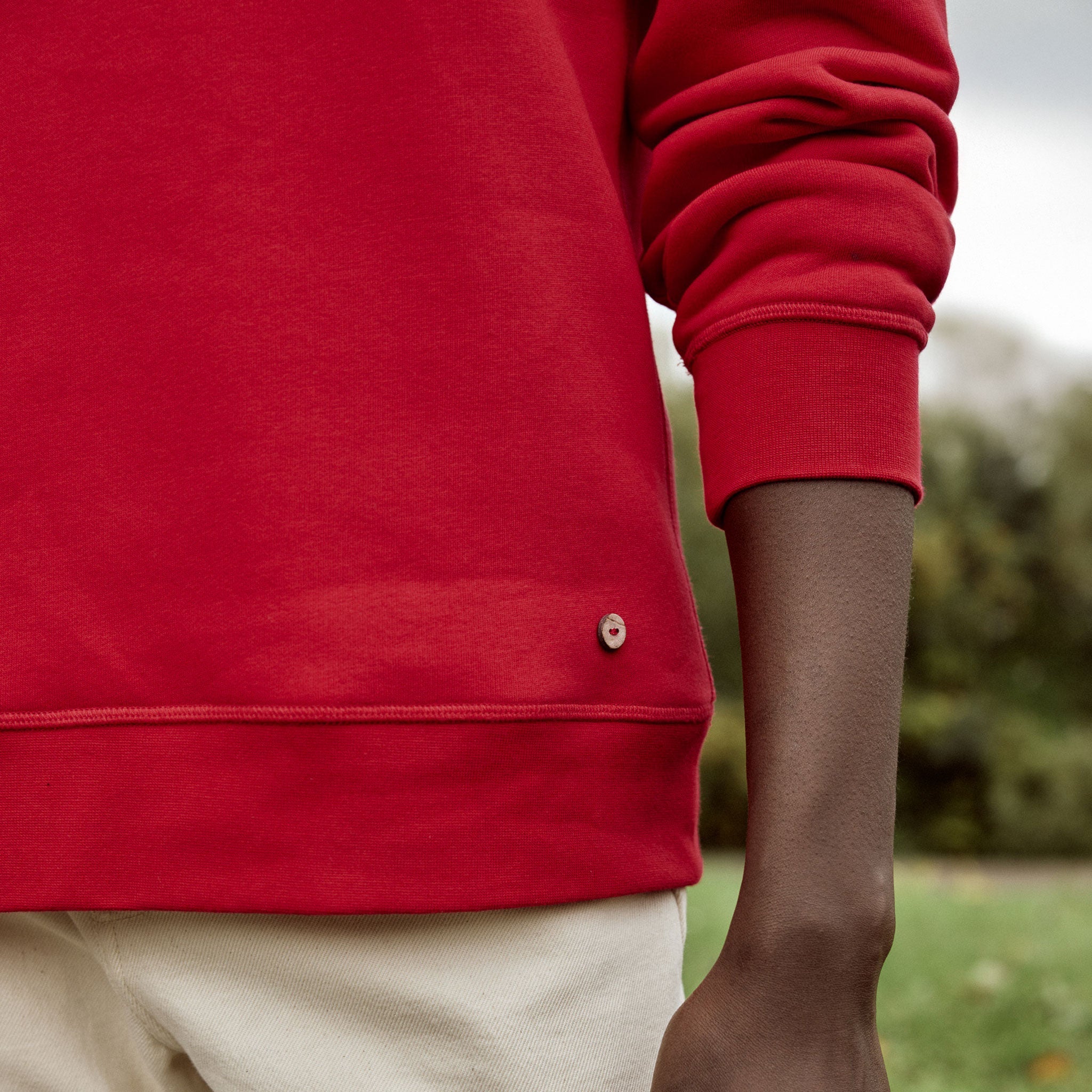 Bright Red Donzy Sweatshirt - Men