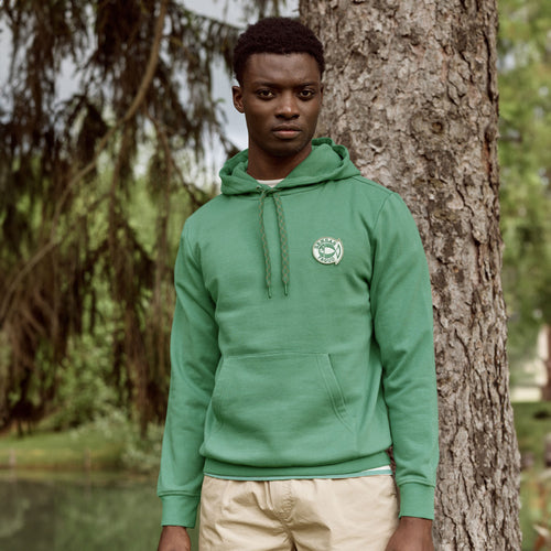 Sweat A Capuche Vert Dirac - Homme