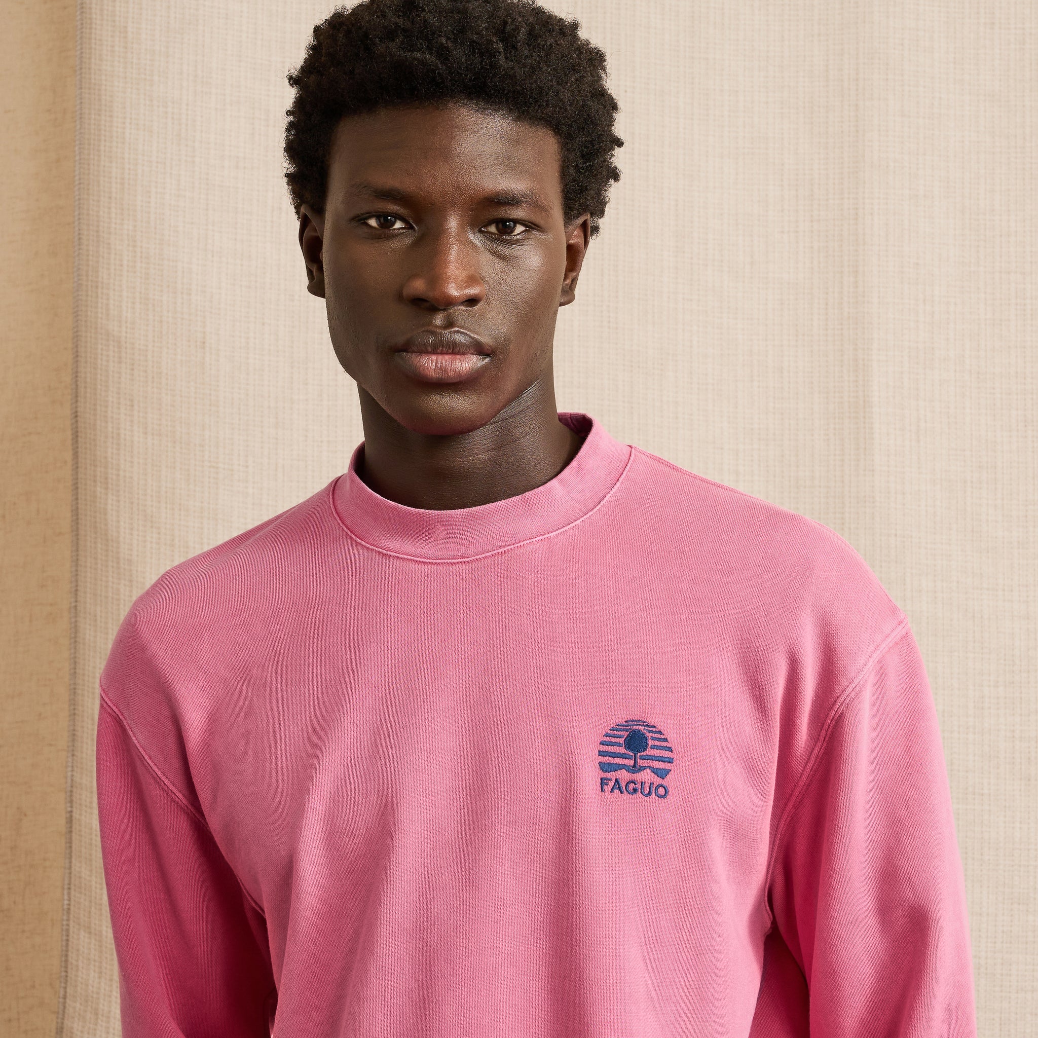 Sudadera Rosa Sweat Fango - Hombre