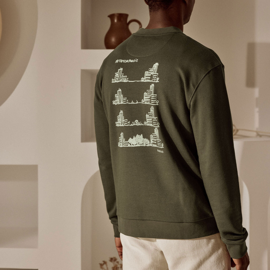 Sweat Marron Foncé Fango - Homme