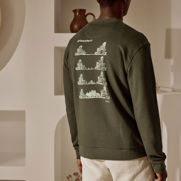 Sweat Marron Foncé Fango - Homme