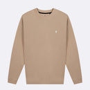 Sweat Col Rond Camel Fango - Homme