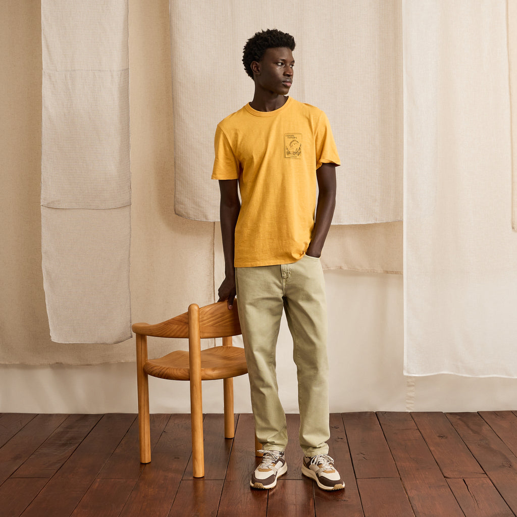 Camiseta Ocre Retz - Hombre