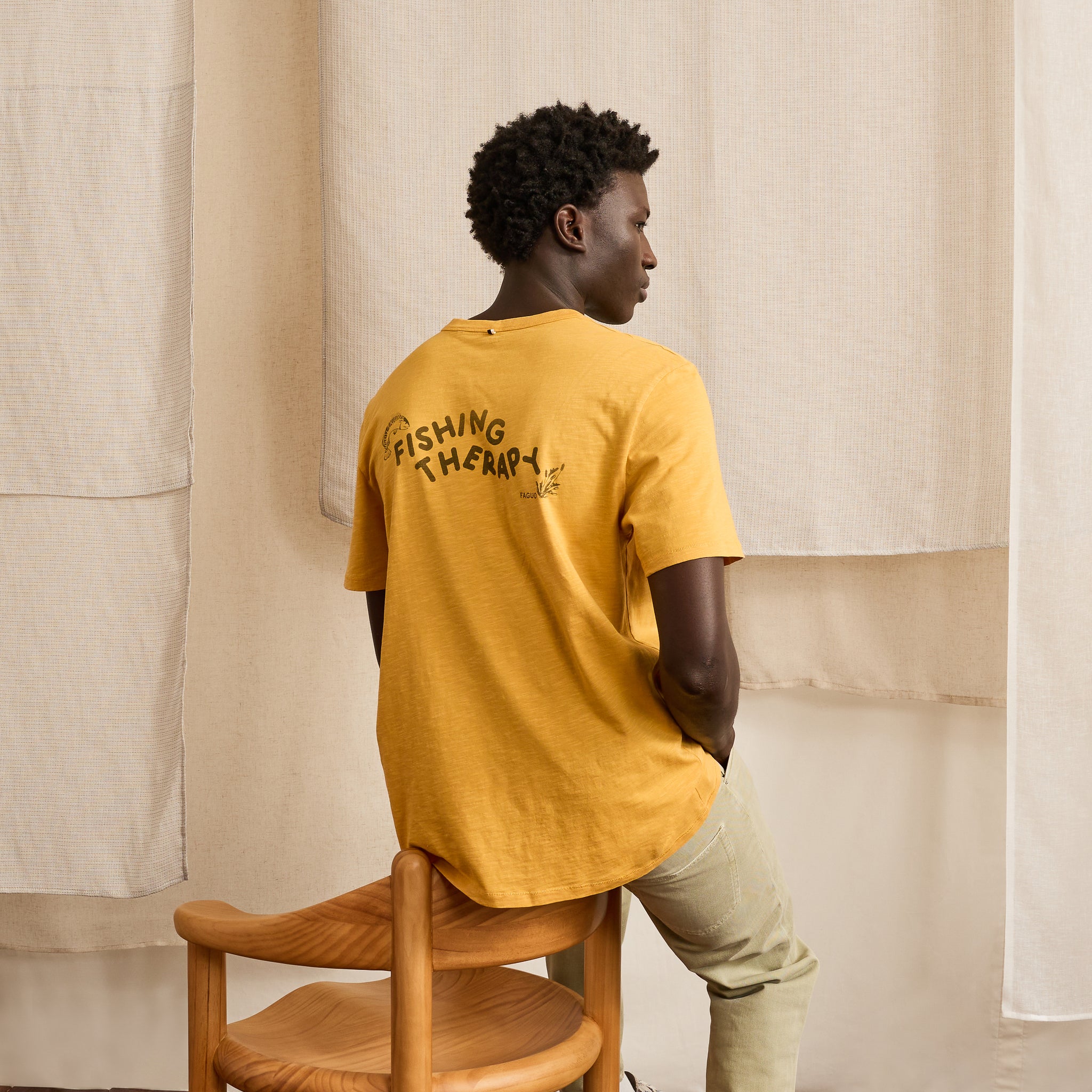 Camiseta Ocre Retz - Hombre
