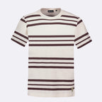 Ecru & Brown Lugny T-Shirt - Men