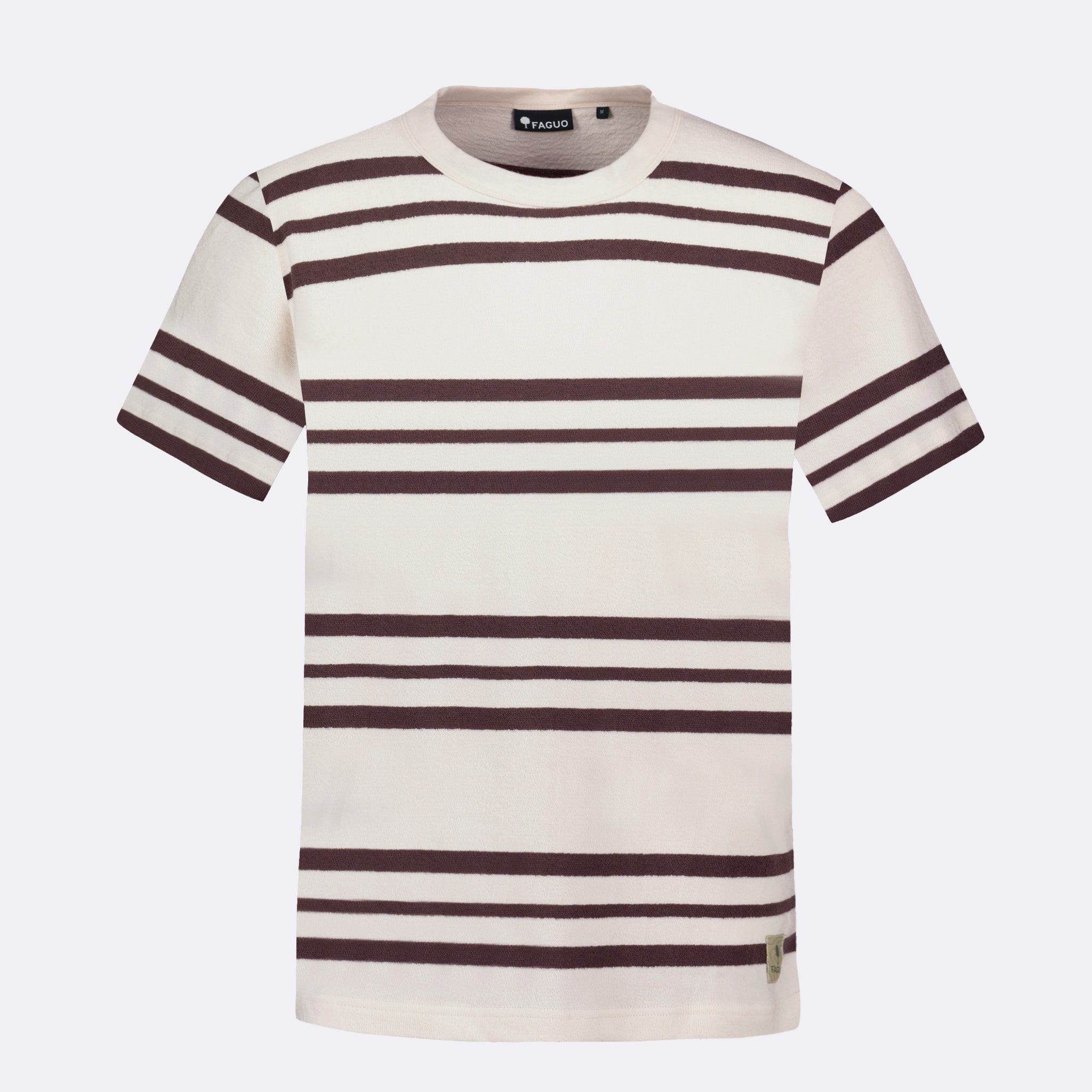 Ecru & Brown Lugny T-Shirt - Men