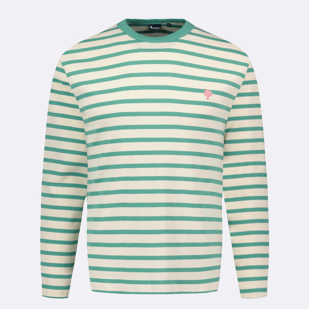 T-Shirt Écru & Vert Aubrac - Homme