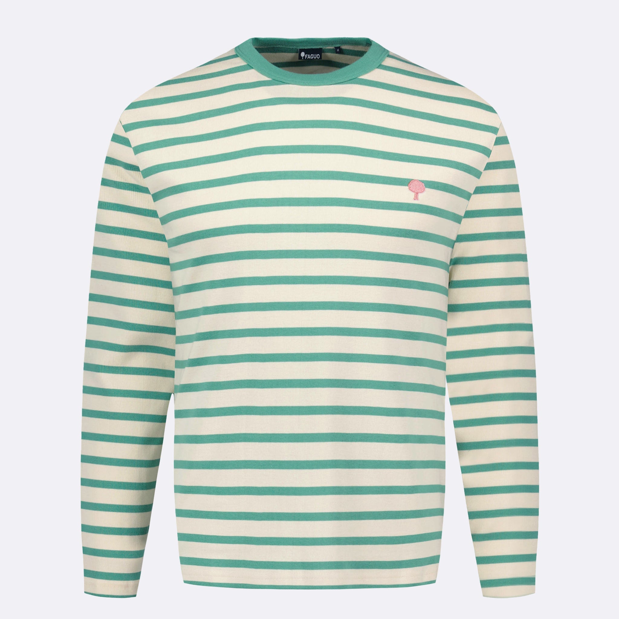 T-Shirt Écru & Vert Aubrac - Homme
