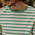 T-Shirt Écru & Vert Aubrac - Homme
