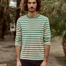 Ecru & Green Aubrac T-Shirt - Men