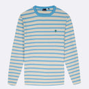 T-Shirt Blanc & Bleu Ciel Aubrac - Homme