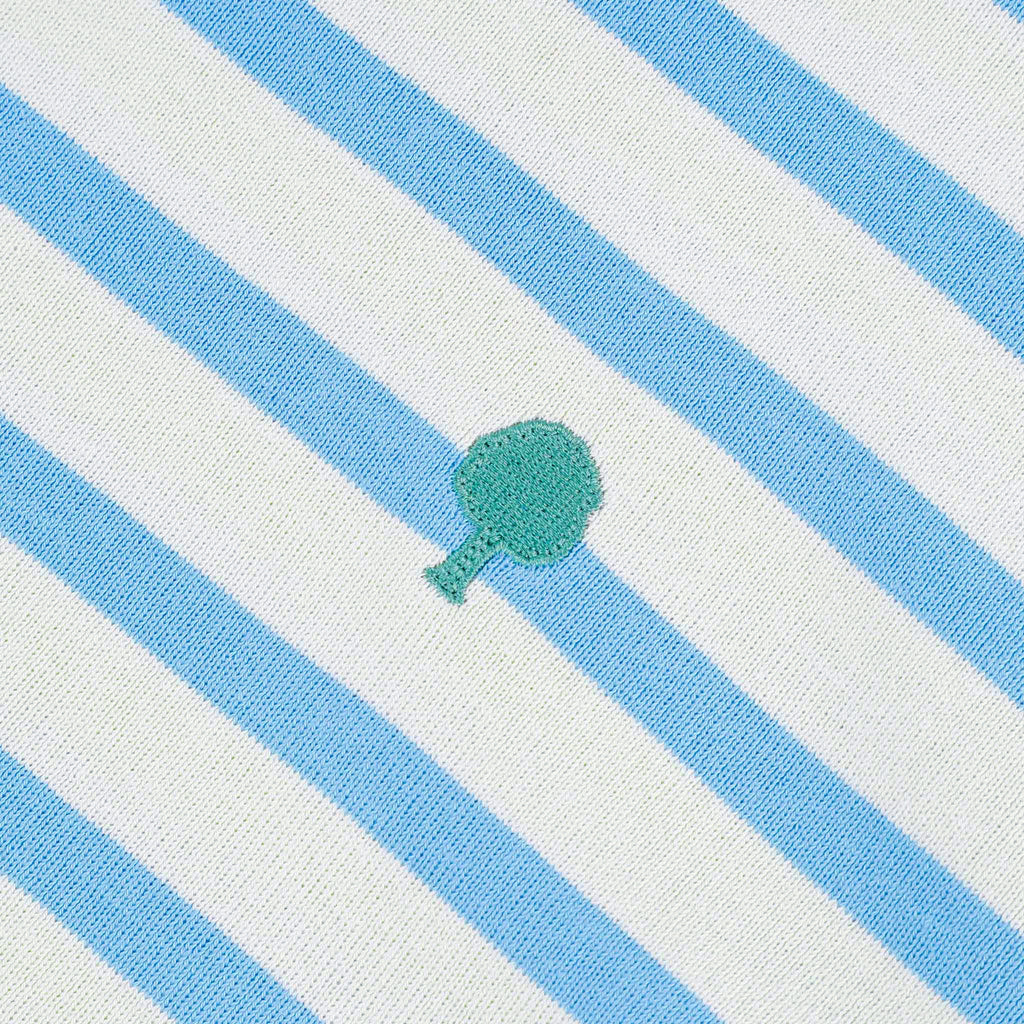 T-Shirt Blanc & Bleu Ciel Aubrac - Homme