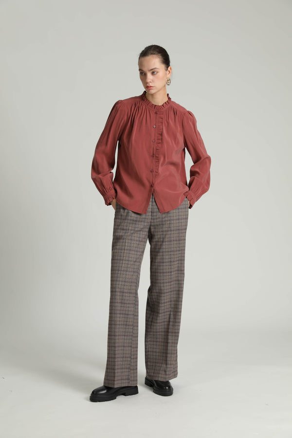 Broek Paulin - Burgundy