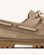 Chaussures Bateau Femme Beige