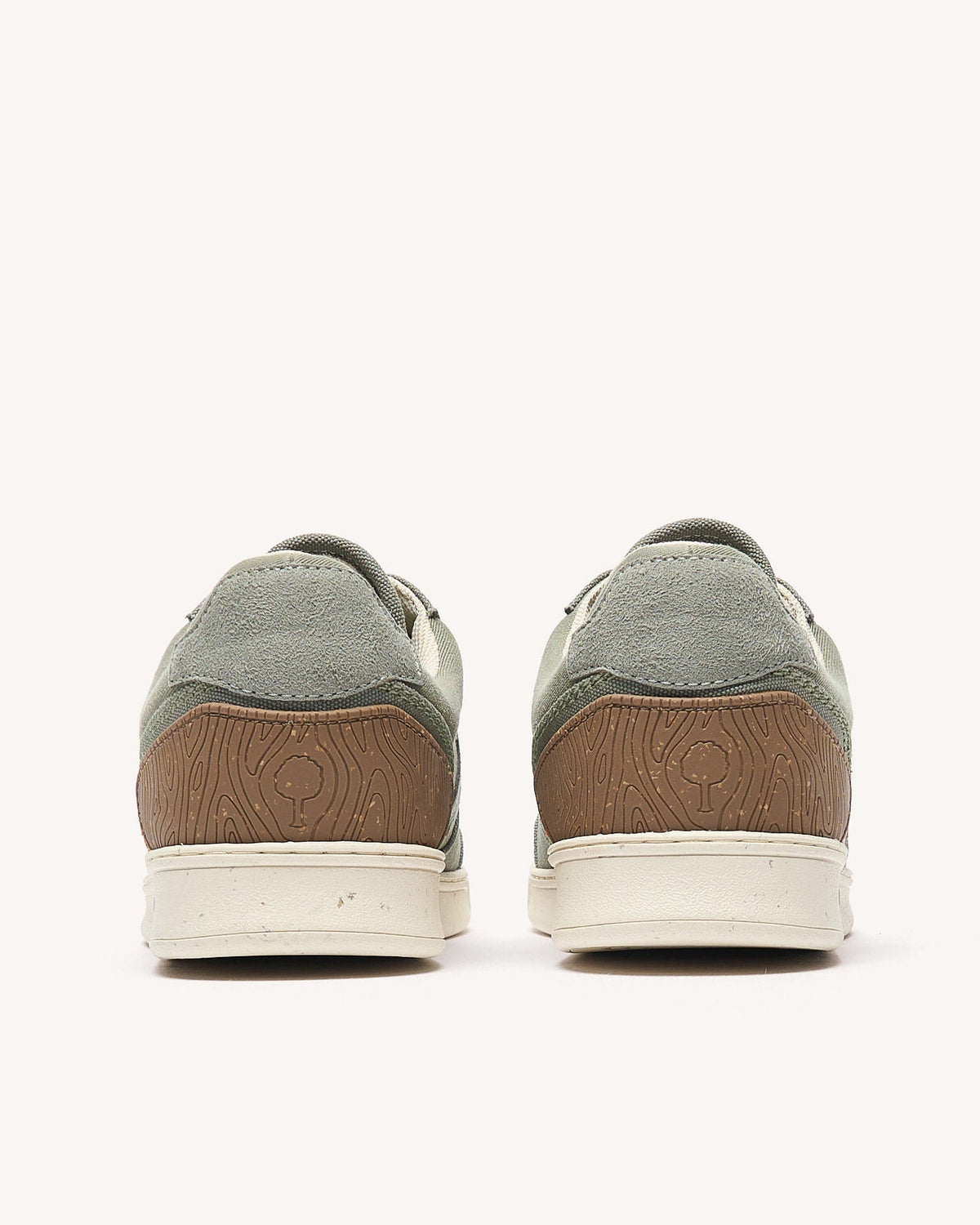 Dark Khaki Canvas Trainers