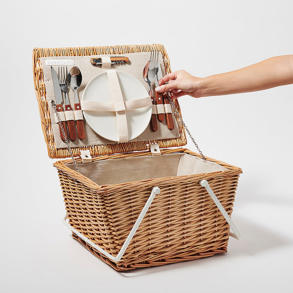 Petit Panier de Pique-nique Naturel