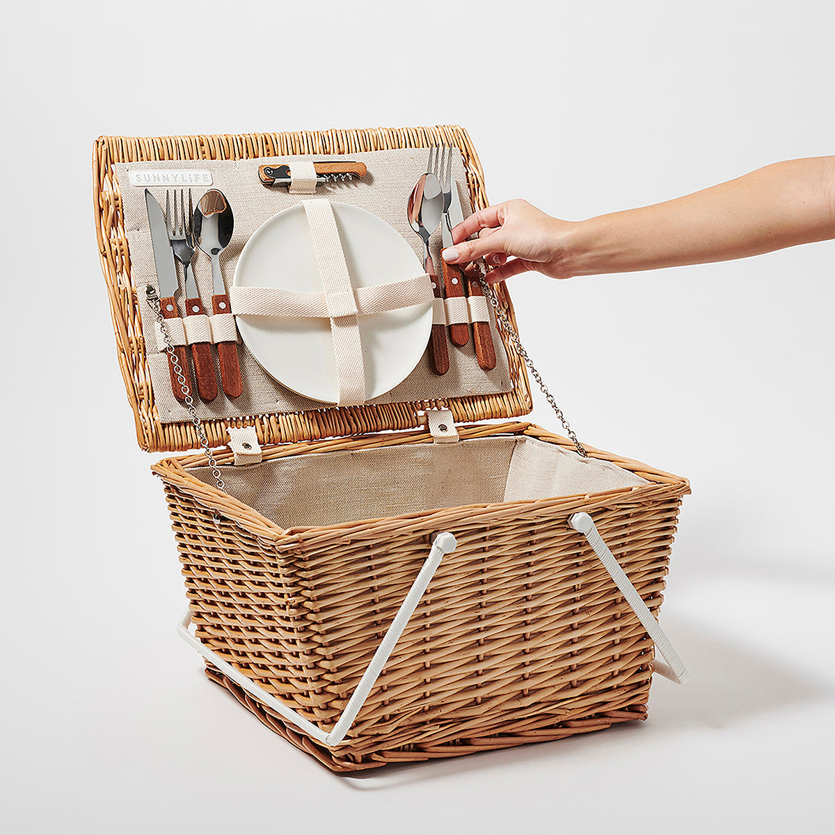 Petit Panier de Pique-nique Naturel