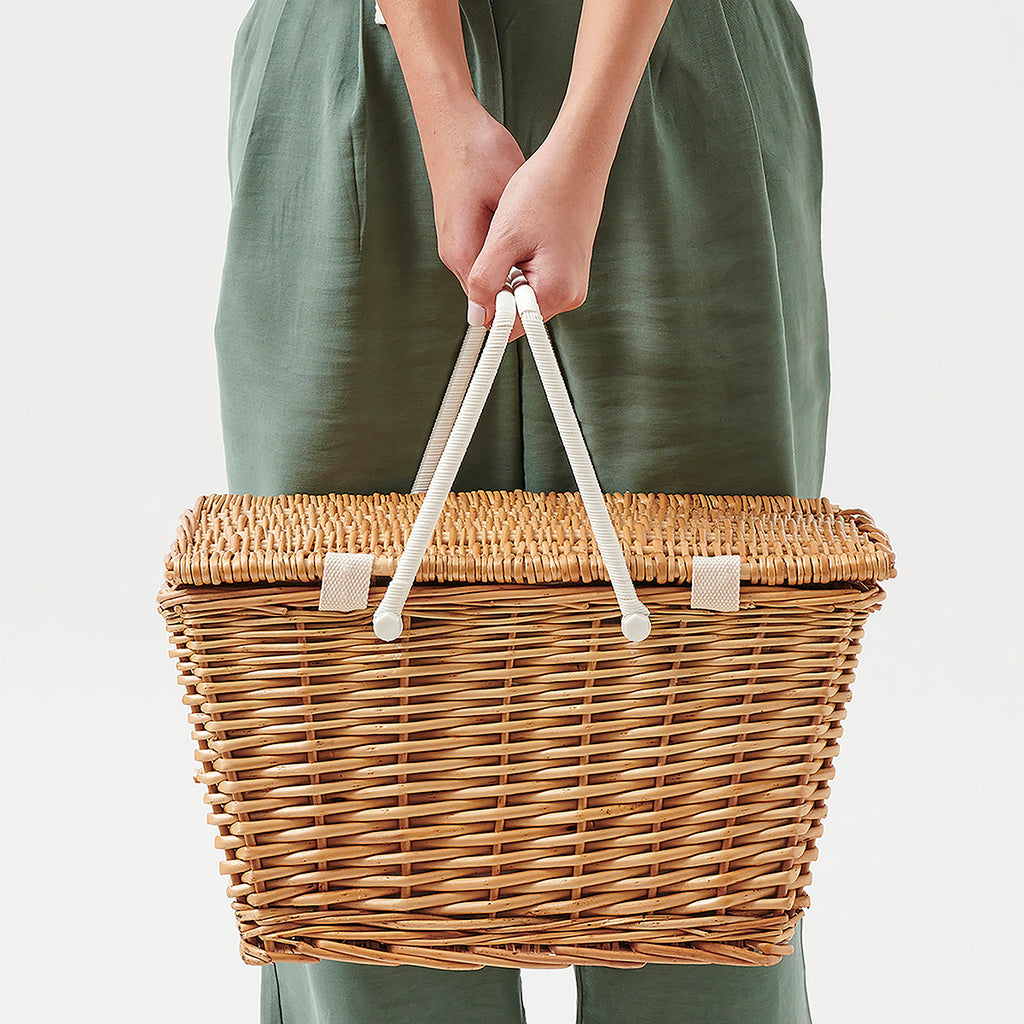 Petit Panier de Pique-nique Naturel