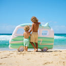 Matelas Flottant Van Campervan Adulte - Imprimé Fond Vert
