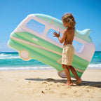 Matelas Flottant Van Campervan Adulte - Imprimé Fond Vert