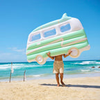 Matelas Flottant Van Campervan Adulte - Imprimé Fond Vert