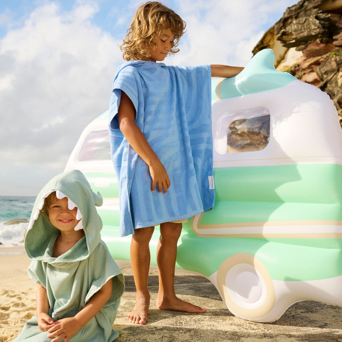 Matelas Flottant Van Campervan Adulte - Imprimé Fond Vert