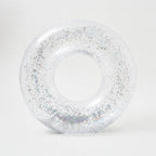 Bouée Glitter Adulte - Transparent Paillettes