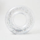 Bouée Glitter Adulte - Transparent Paillettes