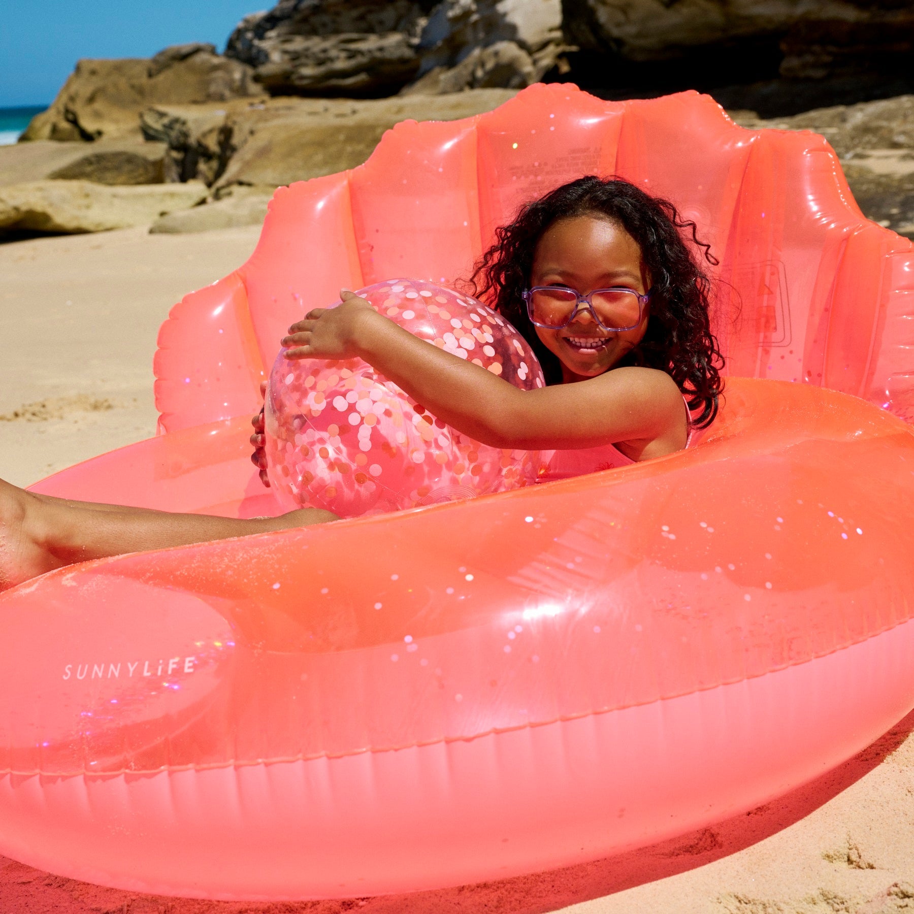 Flotador Shell Adulto - Rosa