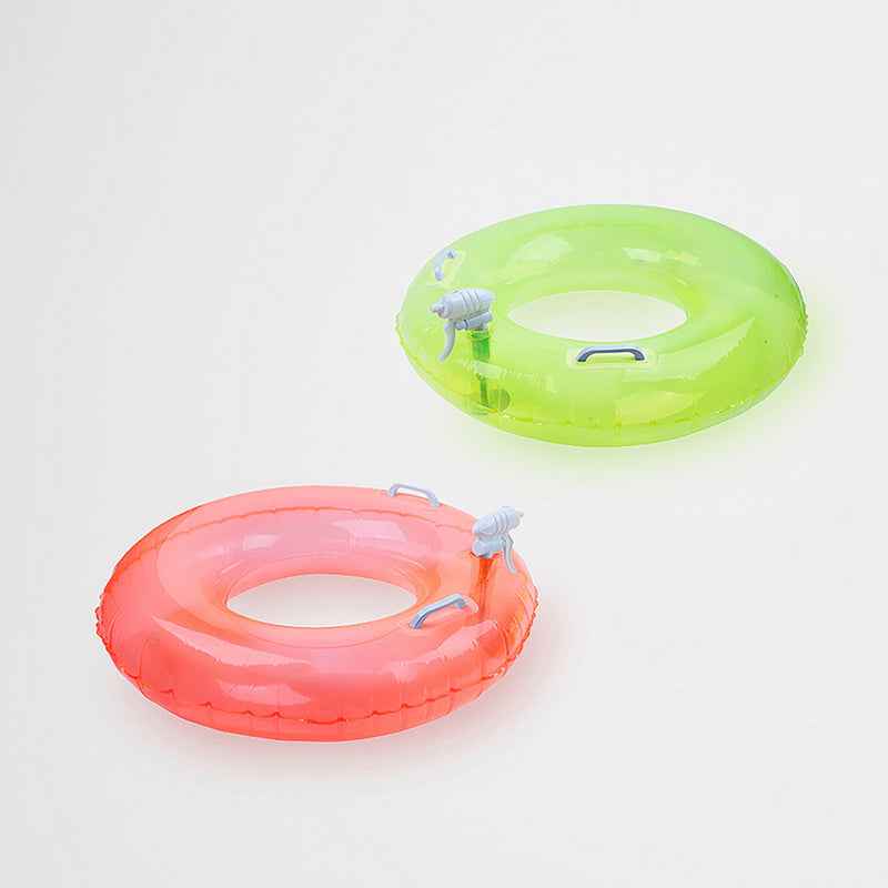 Lot De 2 Bouées De Piscine Arroseurs - Citrus Neon Coral