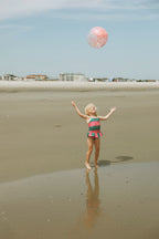 Ballon de Plage Gonflable 3D en Forme de Cœur