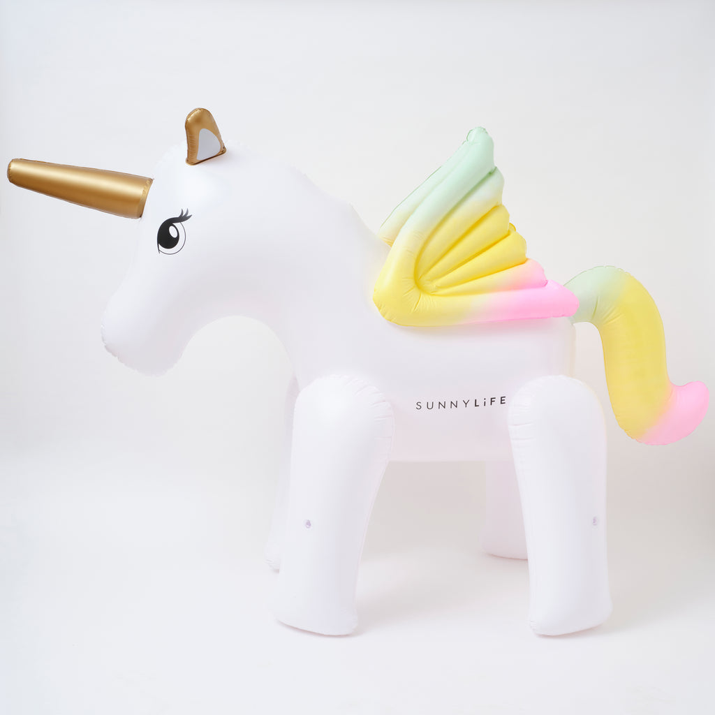 Arroseur Geant Licorne Unicorn - Blanc