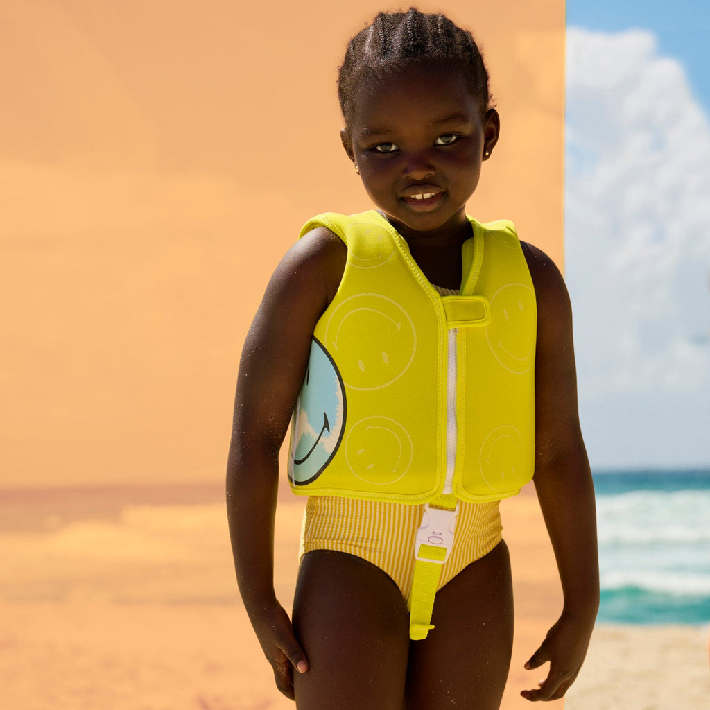 Chaleco de Natación Smiley - Amarillo