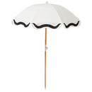 Parasol De Plage De Luxe Marbella Vintage - Blanc