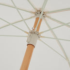 Parasol De Plage De Luxe Marbella Vintage - Blanc