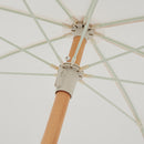 Parasol De Plage De Luxe Marbella Vintage - Blanc