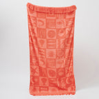 Serviette De Plage Coral - Terracotta