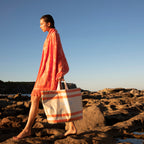 Serviette De Plage Coral - Terracotta