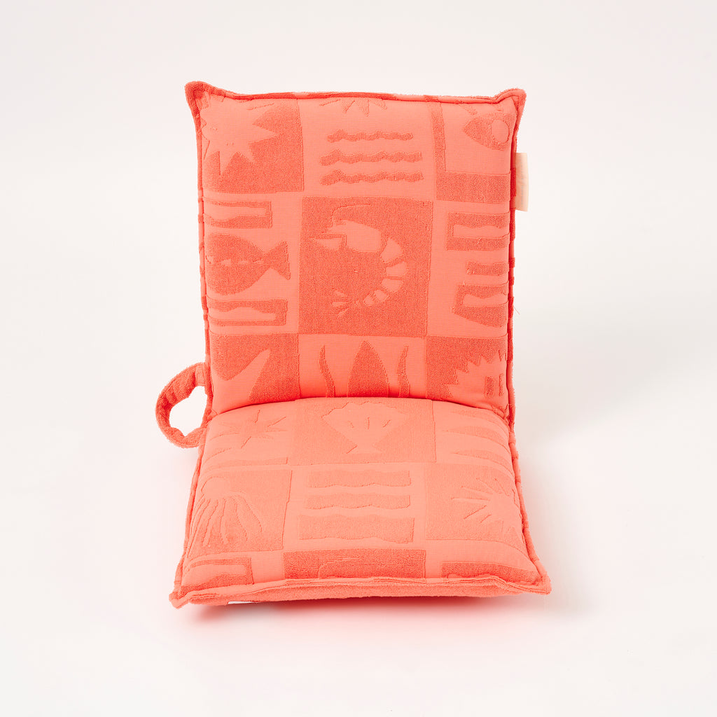 Siège Pliant en Tissu Éponge de Playa Coral