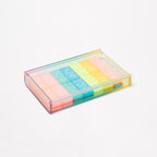 Jeu Domino Crystal Lucite - Multicolore