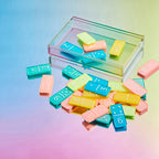 Jeu Domino Crystal Lucite - Multicolore