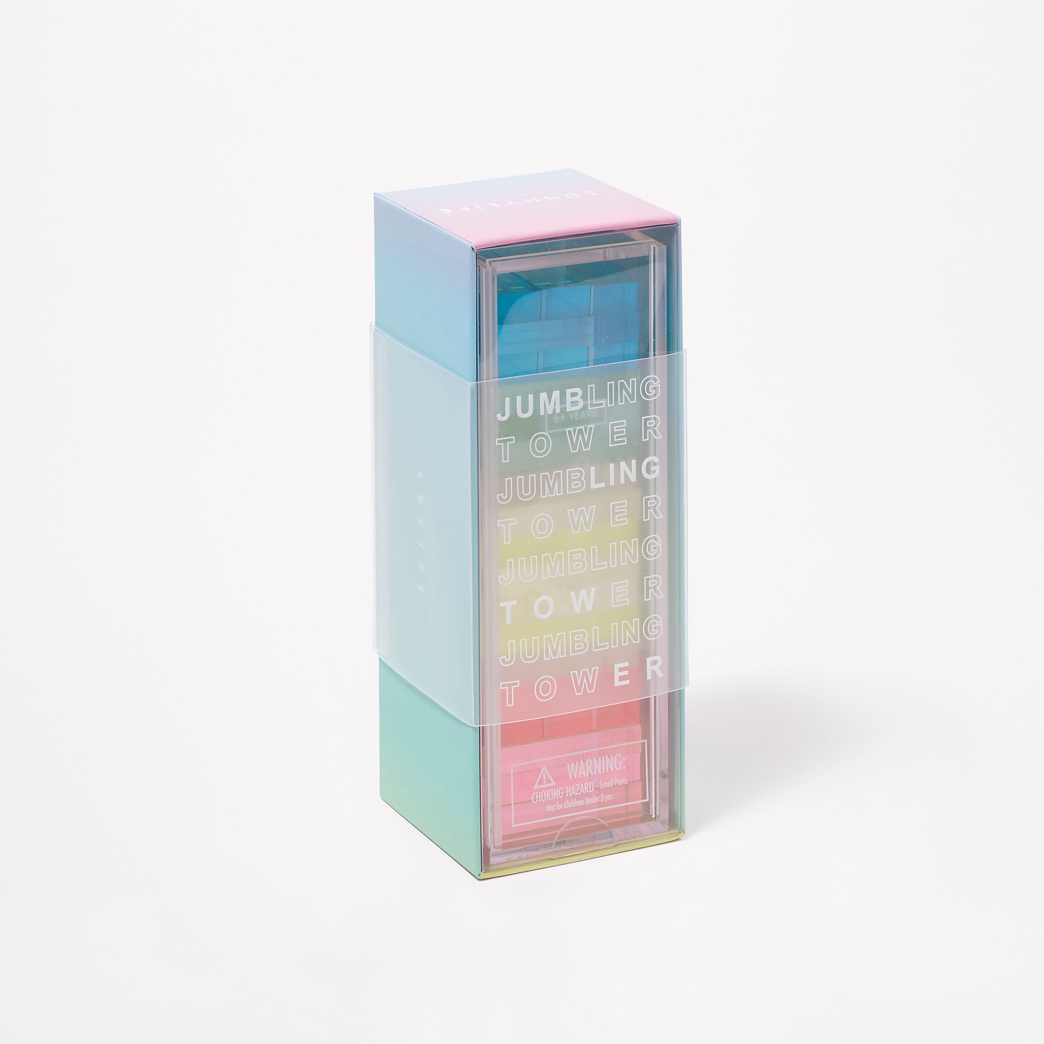 Juego Mini Jumbling Tower Crystal Lucite - Multicolor